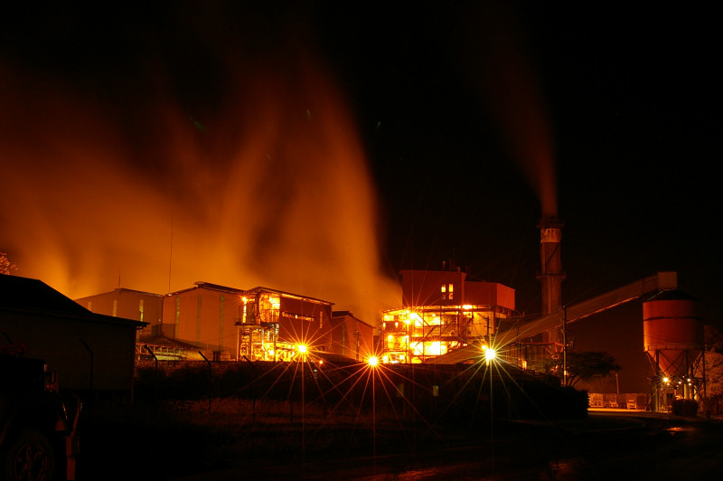 Sugar Mill at night